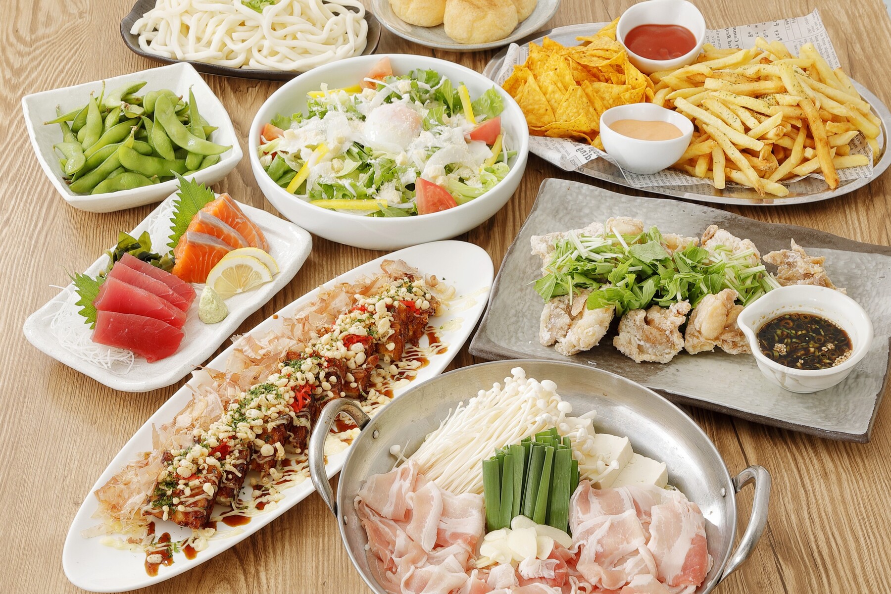 【濃厚豚味噌鍋の満喫コース】　　　